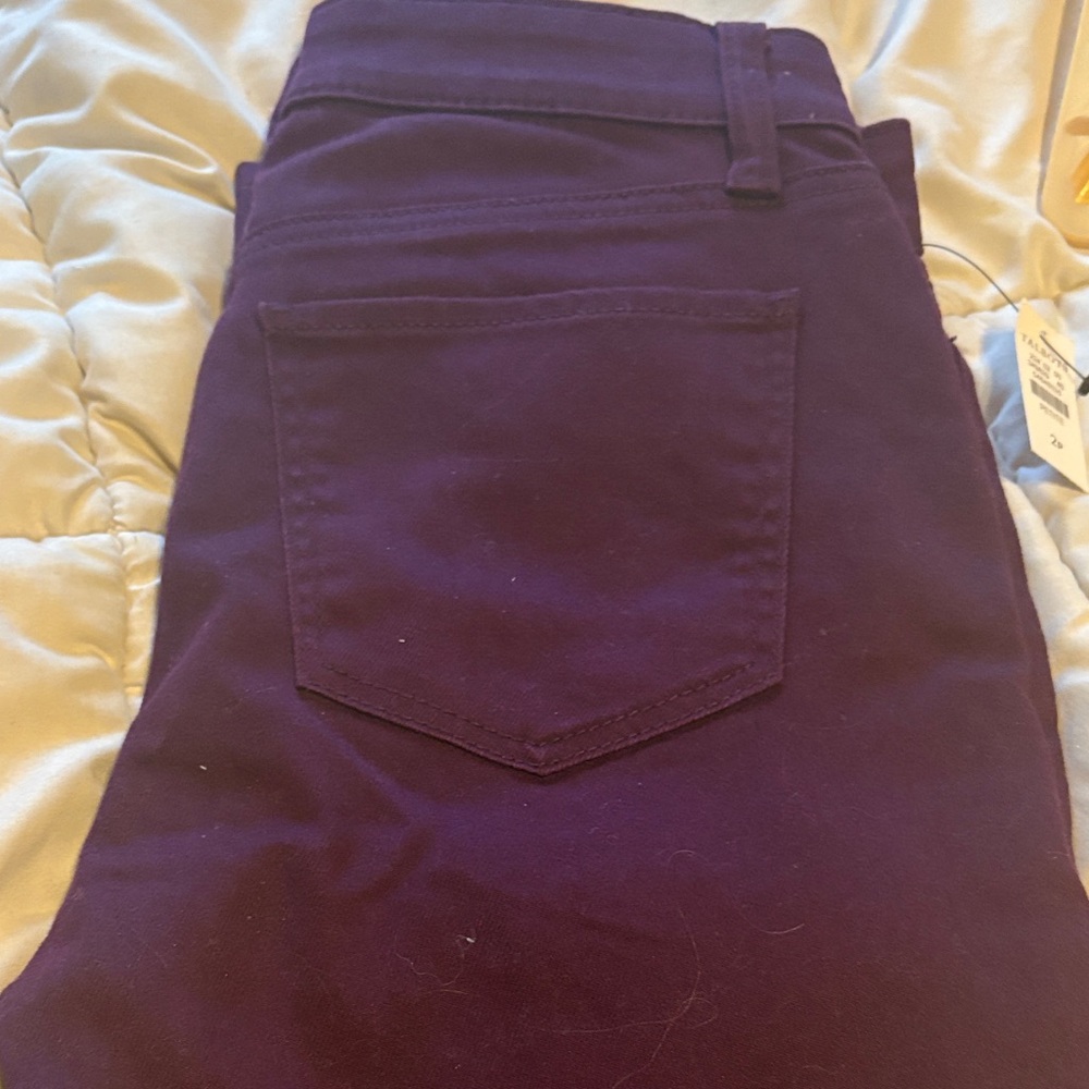 Talbots Deep Purple Ankle Jeans